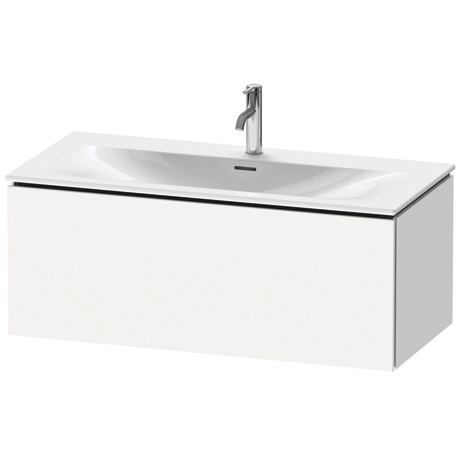 Meuble sous lavabo suspendu, LC613801818 Blanc mat, Décor
