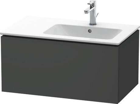 挂壁式浴柜, LC614104949 石墨黑色 哑光, 饰面