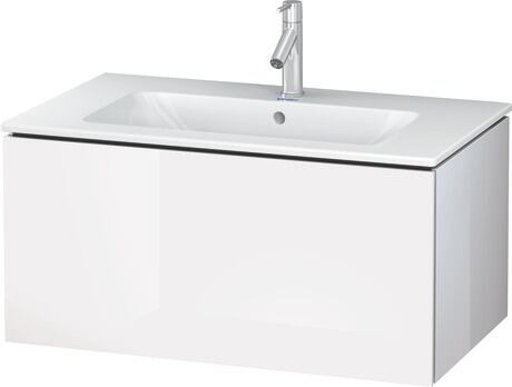 挂壁式浴柜, LC614108585 白色 高光, 清漆