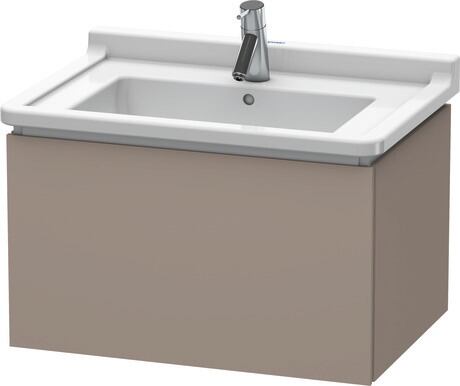 Meuble sous lavabo suspendu, LC616404343 Basalte mat, Décor