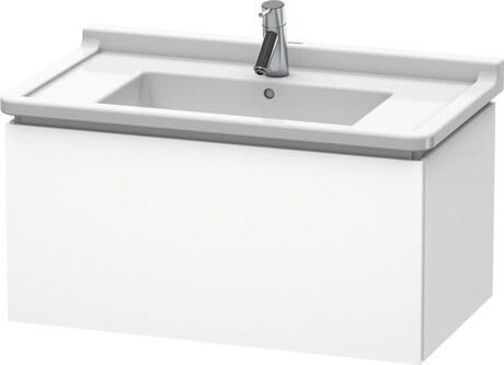 Meuble sous lavabo suspendu, LC616501818 Blanc mat, Décor