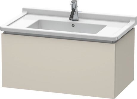 挂壁式浴柜, LC616509191 灰褐色 哑光, 饰面