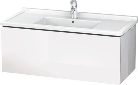 挂壁式浴柜, LC616602222 白色 高光, 饰面