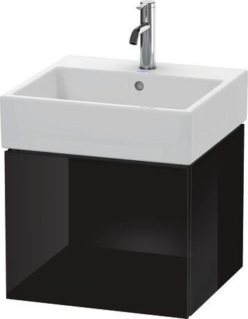 Vanity unit wall-mounted, LC617404040 Black High Gloss, Lacquer