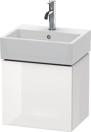 Vanity unit wall-mounted, LC6245L2222 White High Gloss, Decor