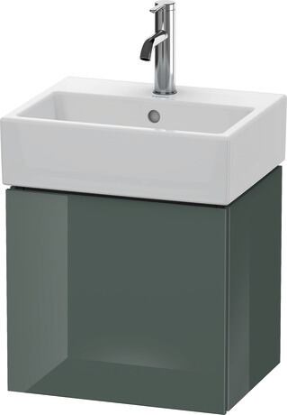 Vanity unit wall-mounted, LC6245L3838 Dolomite Gray High Gloss, Lacquer
