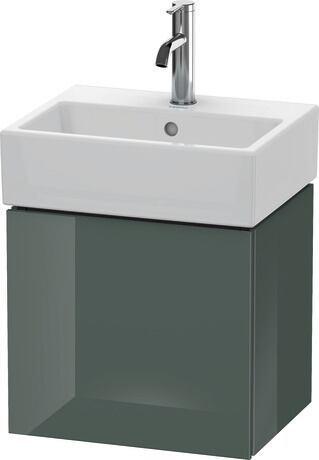 Vanity unit wall-mounted, LC6245R3838 Dolomite Gray High Gloss, Lacquer