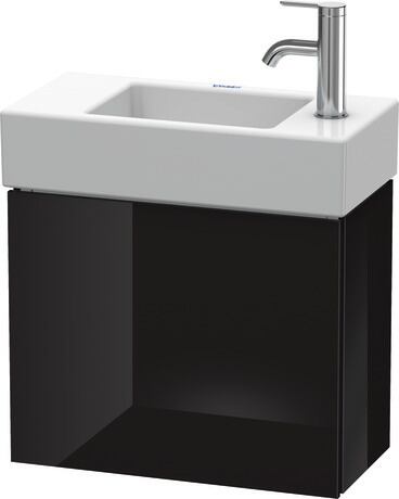 Vanity unit wall-mounted, LC6246L4040 Black High Gloss, Lacquer