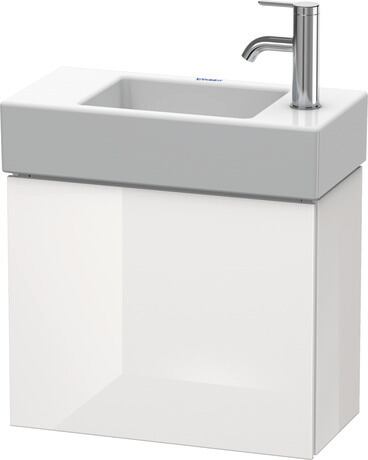 Vanity unit wall-mounted, LC6246L8585 White High Gloss, Lacquer