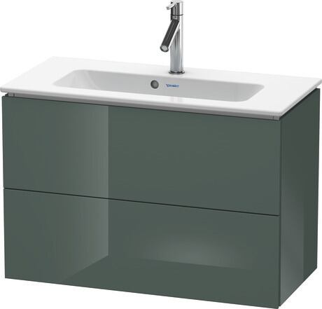 Vanity unit wall-mounted, LC625703838 Dolomite Gray High Gloss, Lacquer