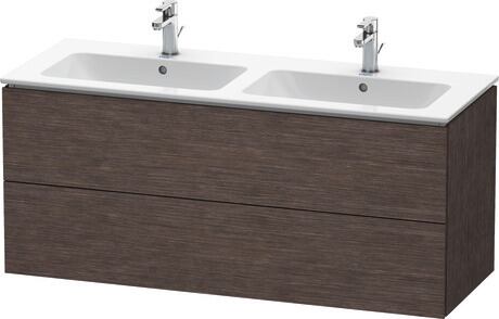 挂壁式浴柜, LC625807272 深色打磨橡木 哑光, 实木饰面