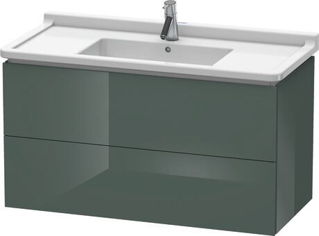Vanity unit wall-mounted, LC626603838 Dolomite Gray High Gloss, Lacquer