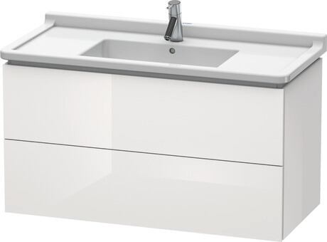 Vanity unit wall-mounted, LC626608585 White High Gloss, Lacquer