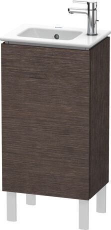 Vanity unit floorstanding, LC6273L7272 Brushed dark oak Matt, Real wood veneer