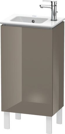 Vanity unit floorstanding, LC6273L8989 Flannel Grey High Gloss, Lacquer