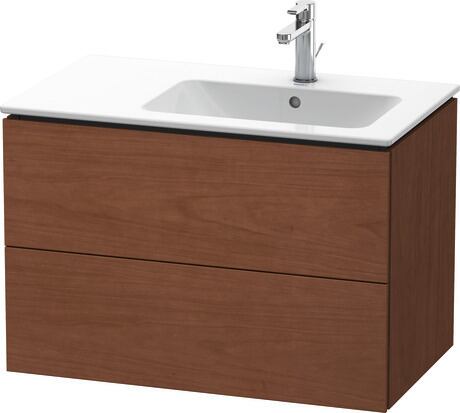 挂壁式浴柜, LC629201313 美洲胡桃木 哑光, 实木饰面