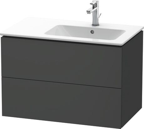 挂壁式浴柜, LC629204949 石墨黑色 哑光, 饰面