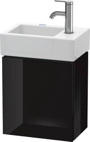 Vanity unit wall-mounted, LC6293L4040 Black High Gloss, Lacquer