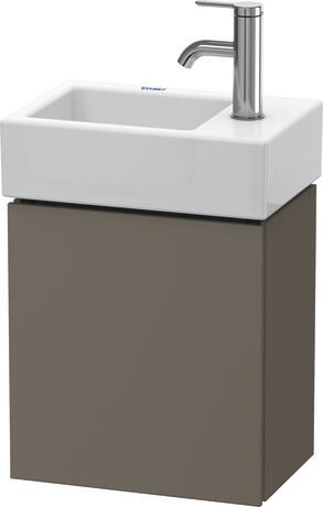 Vanity unit wall-mounted, LC6293L9090 Flannel Grey Satin Matt, Lacquer