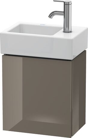 Vanity unit wall-mounted, LC6293R8989 Flannel Grey High Gloss, Lacquer