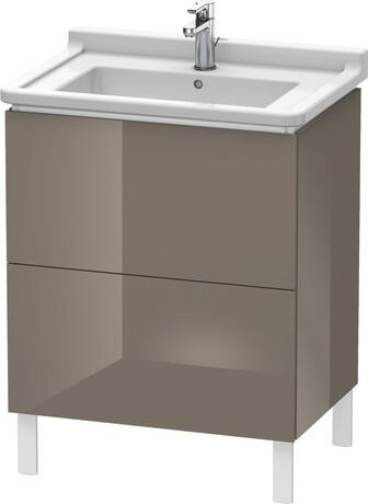Mueble bajo lavabo al suelo, LC660808989 Franela gris Brillante, Lacado