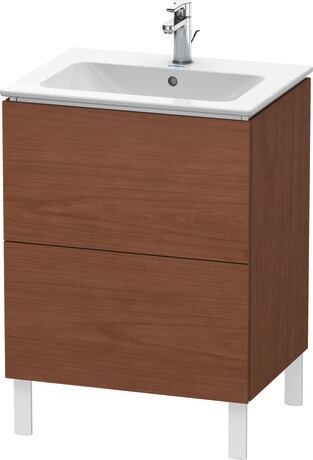 落地式浴柜, LC662501313 美洲胡桃木 哑光, 实木饰面
