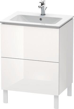 Vanity Cabinet, LC662502222 White High Gloss, Decor