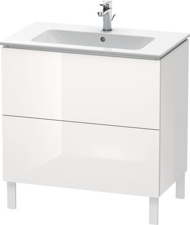 Vanity Cabinet, LC662602222 White High Gloss, Decor