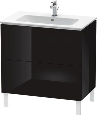 Vanity Cabinet, LC662604040 Black High Gloss, Lacquer