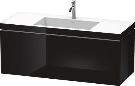 c-bonded set wall-mounted, LC6919O4040 Black High Gloss, Lacquer