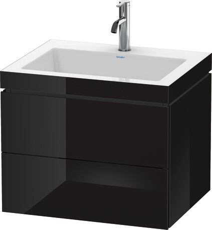 c-bonded set wall-mounted, LC6926O4040 Black High Gloss, Lacquer