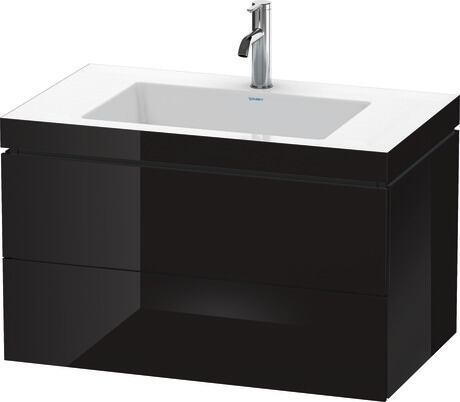 c-bonded set wall-mounted, LC6927O4040 Black High Gloss, Lacquer