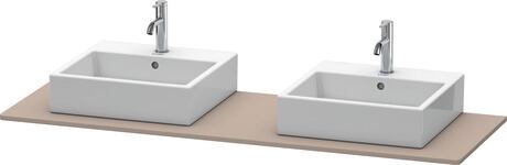 Plan de toilette, XS063HB4343 Coloris Basalte mat