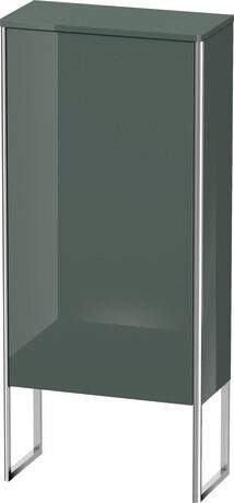 Semi-tall cabinet, XS1304L3838 Hinge position: Left, Dolomite Gray High Gloss, Lacquer