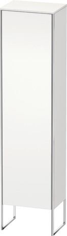 Tall cabinet, XS1314R3636 Hinge position: Right, White Satin Matt, Lacquer