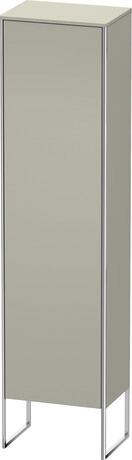 Tall cabinet, XS1314R6060 Hinge position: Right, taupe Satin Matt, Lacquer
