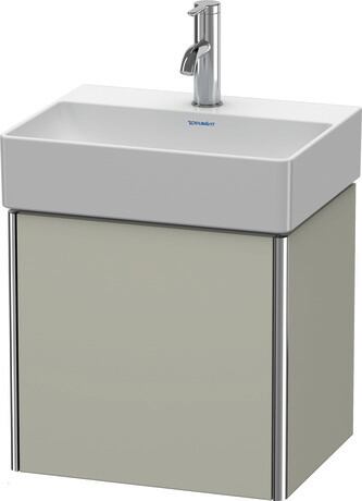 Vanity unit wall-mounted, XS4060R6060 taupe Satin Matt, Lacquer