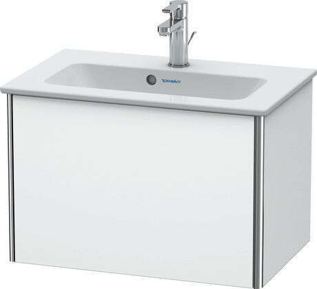 Meuble sous lavabo suspendu, XS406501818 Blanc mat, Décor