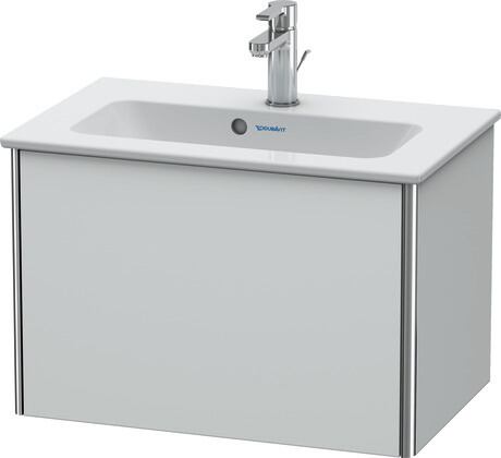 Meuble sous lavabo suspendu, XS406503636 Blanc satiné, Laqué