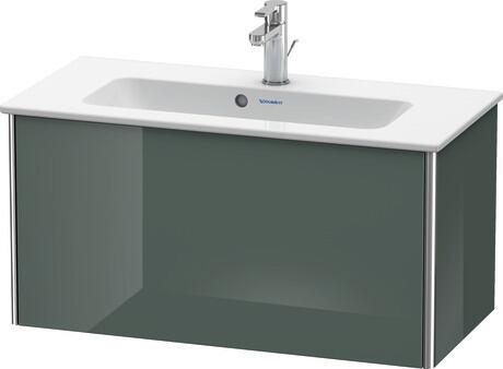 Vanity unit wall-mounted, XS406603838 Dolomite Gray High Gloss, Lacquer
