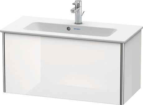 Vanity unit wall-mounted, XS406608585 White High Gloss, Lacquer