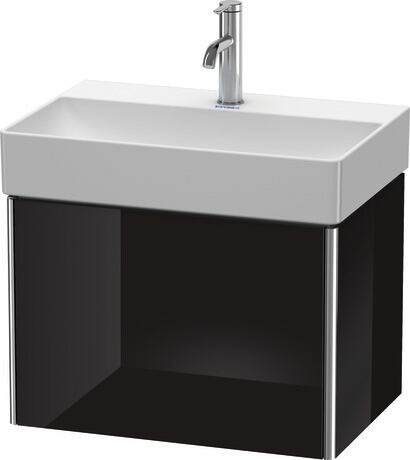 Vanity unit wall-mounted, XS406704040 Black High Gloss, Lacquer