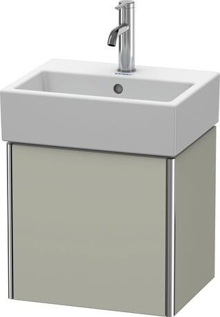 Vanity unit wall-mounted, XS4090L6060 taupe Satin Matt, Lacquer
