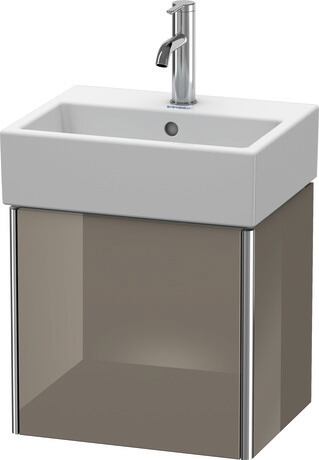 Vanity unit wall-mounted, XS4090L8989 Flannel Grey High Gloss, Lacquer