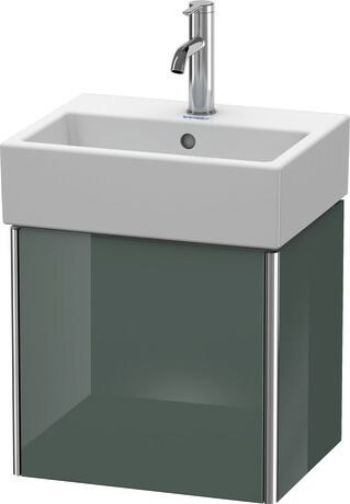 Vanity unit wall-mounted, XS4090R3838 Dolomite Gray High Gloss, Lacquer