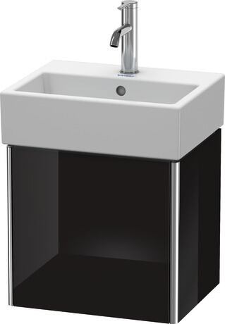 Vanity unit wall-mounted, XS4090R4040 Black High Gloss, Lacquer