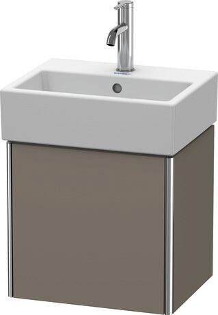 Vanity unit wall-mounted, XS4090R9090 Flannel Grey Satin Matt, Lacquer
