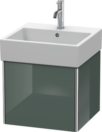 Vanity unit wall-mounted, XS409203838 Dolomite Gray High Gloss, Lacquer