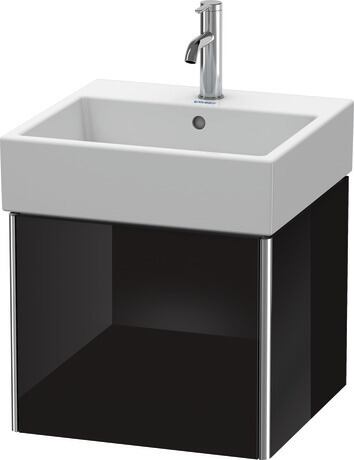 Vanity unit wall-mounted, XS409204040 Black High Gloss, Lacquer