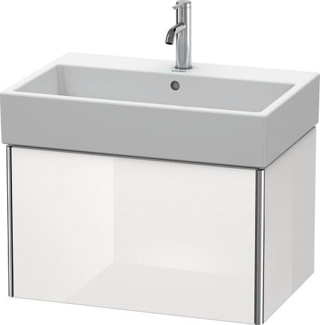 Vanity unit wall-mounted, XS409408585 White High Gloss, Lacquer